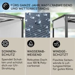 Pantheon Cortina Solid Sky Pergola Vordach 3x4m Polycarbonat 8 Pantheon Cortina Solid Sky Pergola Vordach 3x4m Polycarbonat -Einrichtungsgeschäft 10035874 de 0002 usp