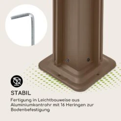 Pantheon Cortina Rust Pavillon Mit Dach 3x4 M 4 Seitenteile -Einrichtungsgeschäft 10035895 de 0006 logo