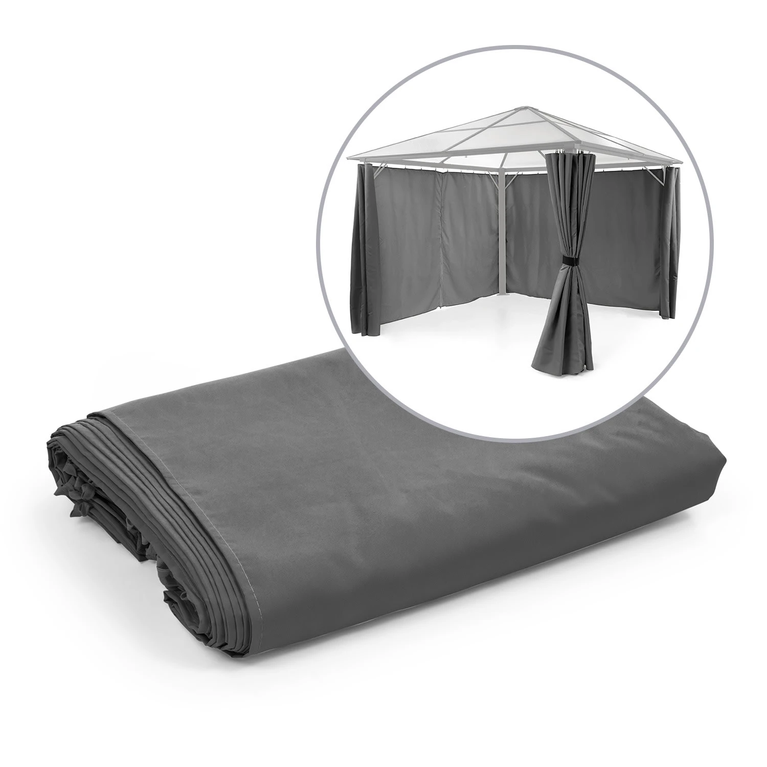 Pantheon Solid Sky Pavillon-Seitenwände 3x3 4 Stück 140g/m² 1 Pantheon Solid Sky Pavillon-Seitenwände 3x3 4 Stück 140g/m²