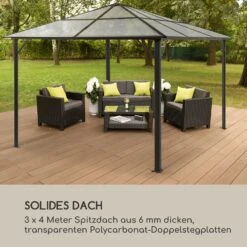 Pantheon Solid Sky Ambient Solar Pavillon 3x4m Polycarbonat Aluminium -Einrichtungsgeschäft 10035907 de 0007 logo