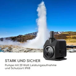 Bloomingstone Brunnen Gartenbrunnen Zierbrunnen 20W Pumpe Zink LED -Einrichtungsgeschäft 10035916 de 0007 logo