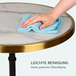 Patras Lux Bistro-Tisch Mit Dreifuß Marmortisch Ø: 57,5 Cm Höhe: 72 Cm -Einrichtungsgeschäft 10035981 de 0004 logo
