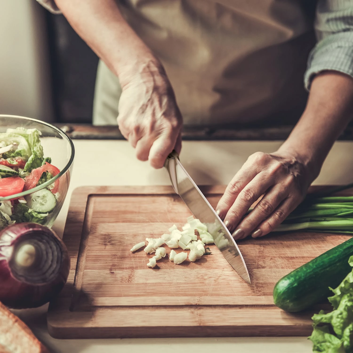 Kaito Damaszener Messerset 4-teilig Extra Scharf Griffe Aus Rosenholz 2 Kaito Damaszener Messerset 4-teilig Extra Scharf Griffe Aus Rosenholz – Bild 2