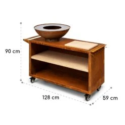 Savage 2.0 Wide Feuerschale Grill Bambus-Schneidebrett Wetterschutz -Einrichtungsgeschäft 10036089 yy 0009 logo