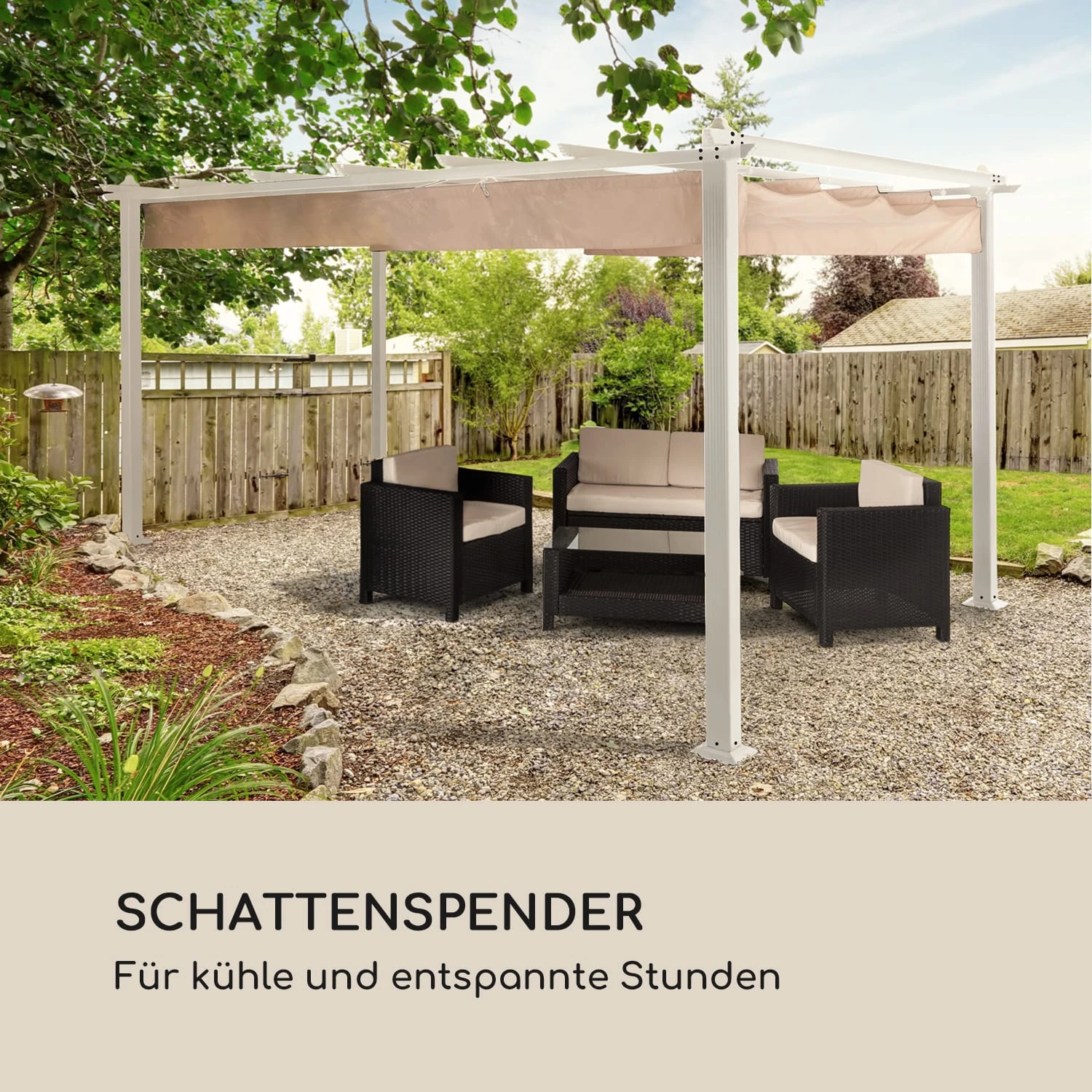 Pantheon Pergola Ersatzdach Dach Sonnendach Plane 3x4 M 2 Pantheon Pergola Ersatzdach Dach Sonnendach Plane 3x4 M – Bild 2