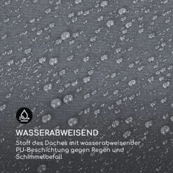 Pantheon Cortina Pergola Ersatzdach 200 G/m² Polyester-Tuch 3x3 M Inkl. Seilzug -Einrichtungsgeschäft 10036113 de 0008 logo