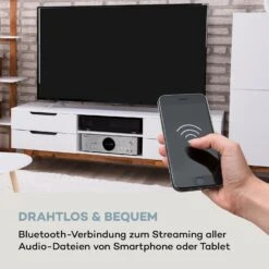 AMP-218 BT Digital-Surround-Verstärker 5.1 2x120W 3x50W RMS BT 2xMikro -Einrichtungsgeschäft 10036138 de 0003 logo