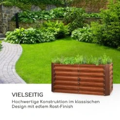Rust Grow Hochbeet Gartenbeet Verzinktes Stahlblech Rost-Finish -Einrichtungsgeschäft 10036153 de 0002 logo