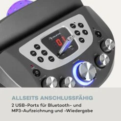 KaraBig LightUp MKII Karaokeanlage BT 2xMikro Multicolor 2xUSB 40W RMS 480W Peak 15 KaraBig LightUp MKII Karaokeanlage BT 2xMikro Multicolor 2xUSB 40W RMS 480W Peak -Einrichtungsgeschäft 10036272 de 0005 logo