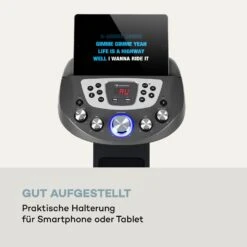 KaraBig LightUp MKII Karaokeanlage BT 2xMikro Multicolor 2xUSB 40W RMS 480W Peak 18 KaraBig LightUp MKII Karaokeanlage BT 2xMikro Multicolor 2xUSB 40W RMS 480W Peak -Einrichtungsgeschäft 10036272 de 0008 logo