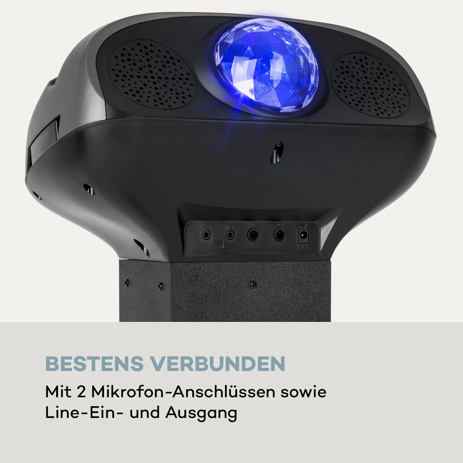 KaraBig LightUp MKII Karaokeanlage BT 2xMikro Multicolor 2xUSB 40W RMS 480W Peak 10 KaraBig LightUp MKII Karaokeanlage BT 2xMikro Multicolor 2xUSB 40W RMS 480W Peak – Bild 10