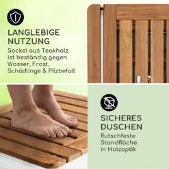 Sumatra Teak Square Gartendusche Aluminium Teakholz Tragegriff 9 Sumatra Teak Square Gartendusche Aluminium Teakholz Tragegriff -Einrichtungsgeschäft 10036438 de 0003 usp