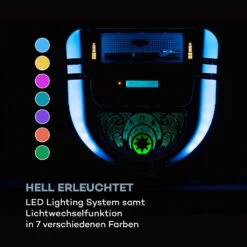 Graceland Mini Jukebox CD-Player Plattenspieler DAB+/FM-Radio LED -Einrichtungsgeschäft 10036452 de 0006 logo