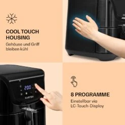 AeroVital Deluxe Heißluftfritteuse 1700W 5,4 Liter Edelstahl -Einrichtungsgeschäft 10036476 de 0004 logo