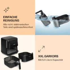 AeroVital Deluxe Heißluftfritteuse 1700W 5,4 Liter Edelstahl -Einrichtungsgeschäft 10036476 de 0006 logo