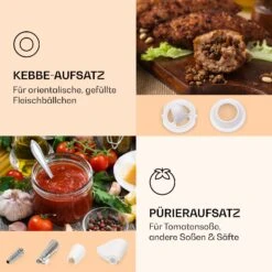 Mighty Mince Elektrischer Fleischwolf 500 - 1361 Watt 3 Lochscheiben 11 Mighty Mince Elektrischer Fleischwolf 500 - 1361 Watt 3 Lochscheiben -Einrichtungsgeschäft 10036478 de 0004 logo