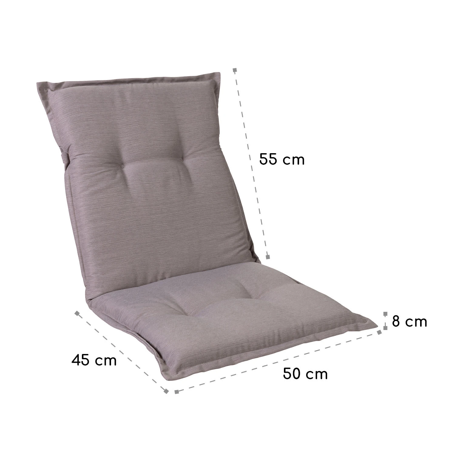 Prato Polsterauflage Sesselauflage Gartenstuhl PE 50x100x8cm 5 Prato Polsterauflage Sesselauflage Gartenstuhl PE 50x100x8cm – Bild 5