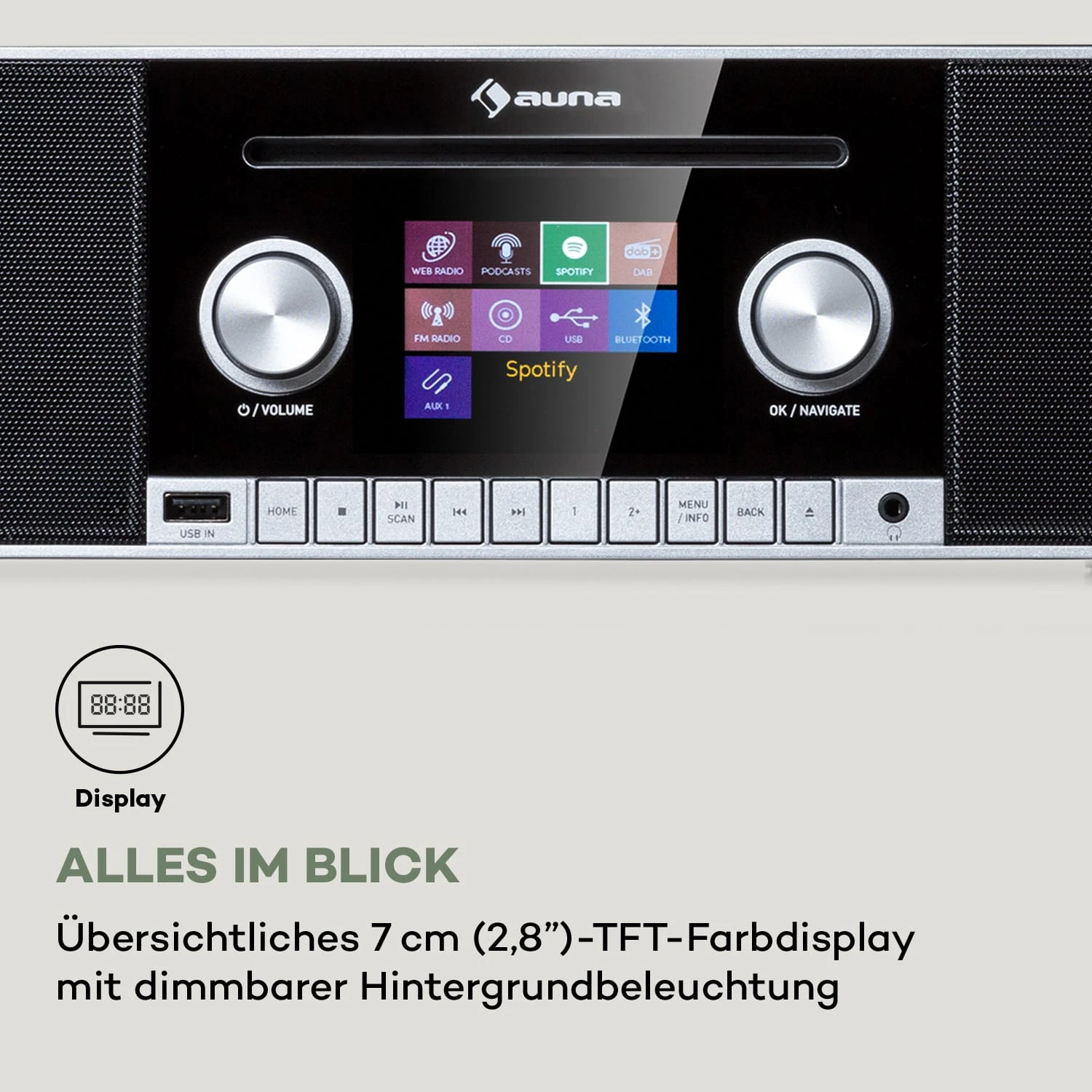 Connect CD MKII Internetradio Mediaplayer BT MP3 DAB+ Spotify Radio 8 Connect CD MKII Internetradio Mediaplayer BT MP3 DAB+ Spotify Radio – Bild 8