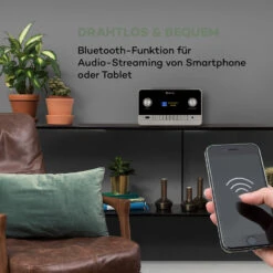 Connect 150 MKII 2.1-Internetradio DAB+/FM Spotify BT 2,8" TFT-Display -Einrichtungsgeschäft 10037495 de 0004 logo