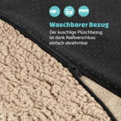 Luna Hundebett Waschbar Orthopädisch Rutschfest Memory-Schaum Größe L -Einrichtungsgeschäft 10037535 de 0005 logo