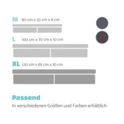 Paco Hundebett Waschbar Rutschfest Klappbar Memory-Schaum Größe XL -Einrichtungsgeschäft 10037574 de 0007 logo