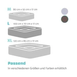 Bruno Hundebett Hundekorb | Waschbar | Orthopädisch | Rutschfest | Atmungsaktiv | Memory-Schaum | Größe L (100 X 17 X 70 Cm) -Einrichtungsgeschäft 10037587 de 0007 logo