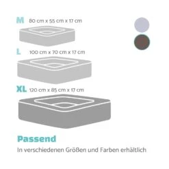 Bruno Hundebett Hundekorb | Waschbar | Orthopädisch | Rutschfest | Atmungsaktiv | Memory-Schaum | Größe XL (120 X 17 X 85 Cm) -Einrichtungsgeschäft 10037588 de 0007 logo