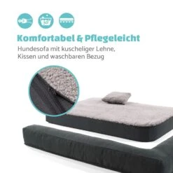 Odin Hundesofa Hundematte | Waschbar | Orthopädisch | Rutschfest | Atmungsaktiv | Memory-Schaum | Größe L (120 × 12 × 80 Cm) -Einrichtungsgeschäft 10037603 de 0005 logo