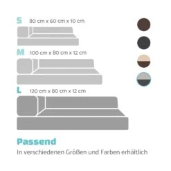 Odin Hundesofa Hundematte | Waschbar | Orthopädisch | Rutschfest | Atmungsaktiv | Memory-Schaum | Größe L (120 × 12 × 80 Cm) -Einrichtungsgeschäft 10037603 de 0007 logo