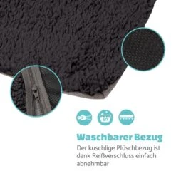 Emma Hundebett Hundekorb | Waschbar | Rutschfest | Atmungsaktiv | Wendematratze | Kissen | Größe M (80 X 20 X 70 Cm) -Einrichtungsgeschäft 10037608 de 0005 logo