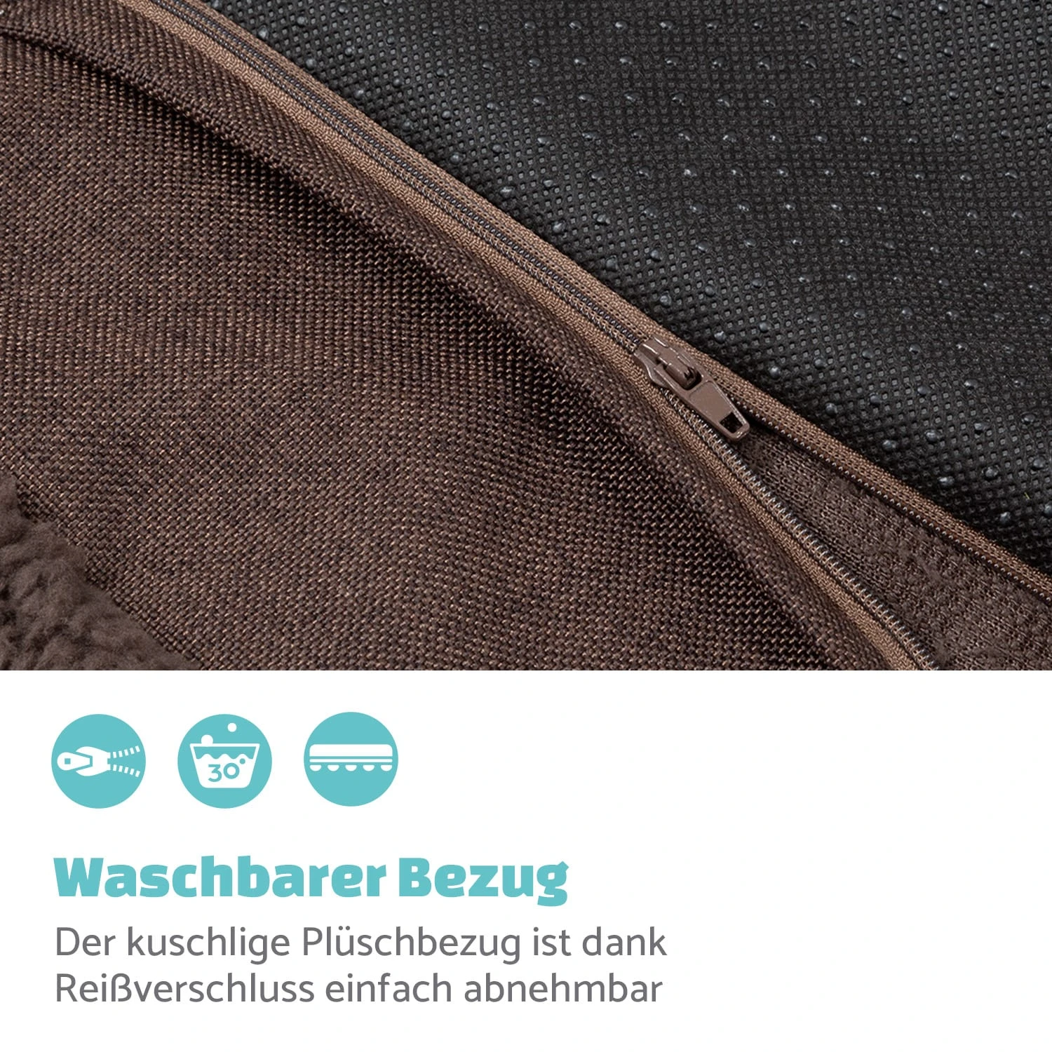 Balu L Hundebett Ersatzbezug Waschbar Rutschfest Atmungsaktiv Größe L 2 Balu L Hundebett Ersatzbezug Waschbar Rutschfest Atmungsaktiv Größe L – Bild 2
