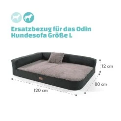 Odin Hundesofa Ersatzbezug | Waschbar | Rutschfest | Atmungsaktiv | Größe L (120 X 12 X 80 Cm) -Einrichtungsgeschäft 10037661 de 0004 logo