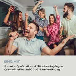 Arizona Sing Jukebox BT USB MP3 CD-Player Kabelmikrofon -Einrichtungsgeschäft 10037817 de 0008 logo