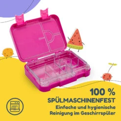 Schmatzfatz Junior Lunchbox 6 Fächer 21,3 X 15 X 4,5 Cm (BxHxT) -Einrichtungsgeschäft 10037942 de 0005 usp