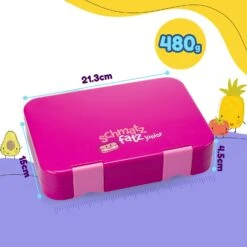 Schmatzfatz Junior Lunchbox 6 Fächer 21,3 X 15 X 4,5 Cm (BxHxT) -Einrichtungsgeschäft 10037942 de 0008 usp