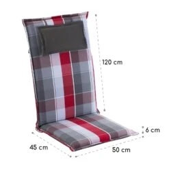 Donau Polsterauflage Sesselauflage Hochlehner Gartenstuhl Polyester 50x120x6cm -Einrichtungsgeschäft 10037961 yy 0005 logo