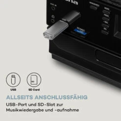 Oakland DAB Plus Retro-Stereoanlage DAB+/FM BT-Funktion Vinyl CD Kassette Inkl. Lautsprechern 11 Oakland DAB Plus Retro-Stereoanlage DAB+/FM BT-Funktion Vinyl CD Kassette Inkl. Lautsprechern -Einrichtungsgeschäft 10038003 de 0004 logo