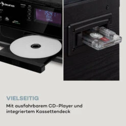 Oakland DAB Plus Retro-Stereoanlage DAB+/FM BT-Funktion Vinyl CD Kassette Inkl. Lautsprechern 12 Oakland DAB Plus Retro-Stereoanlage DAB+/FM BT-Funktion Vinyl CD Kassette Inkl. Lautsprechern -Einrichtungsgeschäft 10038003 de 0005 logo