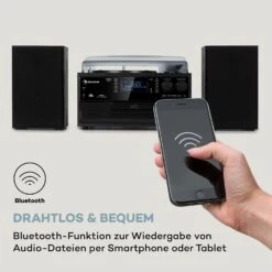 Oakland DAB Plus Retro-Stereoanlage DAB+/FM BT-Funktion Vinyl CD Kassette Inkl. Lautsprechern 13 Oakland DAB Plus Retro-Stereoanlage DAB+/FM BT-Funktion Vinyl CD Kassette Inkl. Lautsprechern -Einrichtungsgeschäft 10038003 de 0006 logo