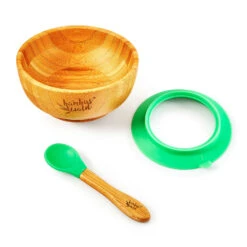 Kindergeschirr Mit Bambusschale Und Löffel 400 Ml Inkl. Saugnapf Ø: 13,7 Cm -Einrichtungsgeschäft 10038058 yy 0005 logo
