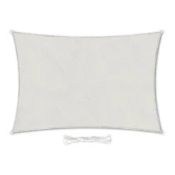 Rechteckiges Sonnensegel 3x5 M Befestigungsringe PE Luftdurchlässig