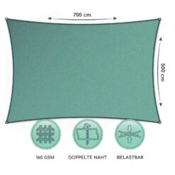 Rechteckiges Sonnensegel 5x7 M Mit Befestigungsringen Polyester Luftdurchlässig 11 Rechteckiges Sonnensegel 5x7 M Mit Befestigungsringen Polyester Luftdurchlässig -Einrichtungsgeschäft 10038166 de 0006 logo