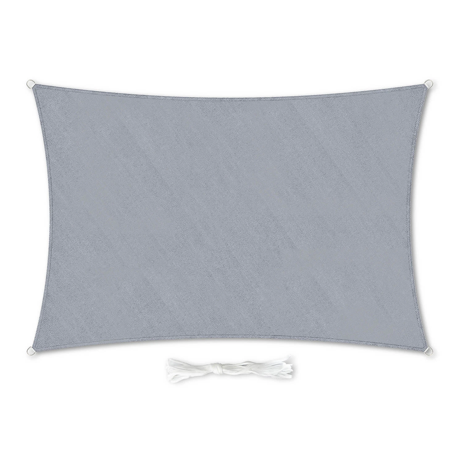 Rechteckiges Sonnensegel 5x7 M Mit Befestigungsringen Polyester Luftdurchlässig 1 Rechteckiges Sonnensegel 5x7 M Mit Befestigungsringen Polyester Luftdurchlässig