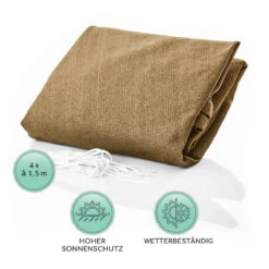 Dreieckiges Sonnensegel 4x4x4 M Polyester Luftdurchlässig -Einrichtungsgeschäft 10038196 de 0005 logo