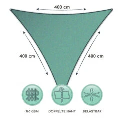 Dreieckiges Sonnensegel 4x4x4 M Polyester Luftdurchlässig -Einrichtungsgeschäft 10038196 de 0006 logo