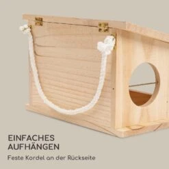 Vogelfutterstation Unbehandeltes Naturholz Aufhängkordel Fertig Montiert -Einrichtungsgeschäft 10038221 de 0004 logo