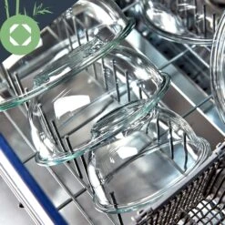 Glasschüssel 865 Ml Bambusdeckel Verschließbar BPA-frei Größe S -Einrichtungsgeschäft 10038272 yy 0005 logo