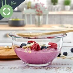 Glasschüssel 865 Ml Bambusdeckel Verschließbar BPA-frei Größe S -Einrichtungsgeschäft 10038272 yy 0007 logo