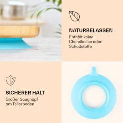 Kindergeschirr Bambusteller & Löffel 250 Ml Inkl. Saugnapf 18 X 18 Cm -Einrichtungsgeschäft 10038288 de 0003 logo