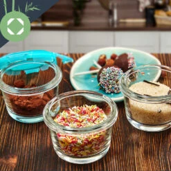 Babygläser 6er-Set Bunte Deckel Luftdichter Verschluss Geschmacksecht -Einrichtungsgeschäft 10038298 yy 0007 logo